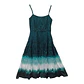Elegante Vestido Solero Verde con Degradado Talla S/M - Miniatura 5