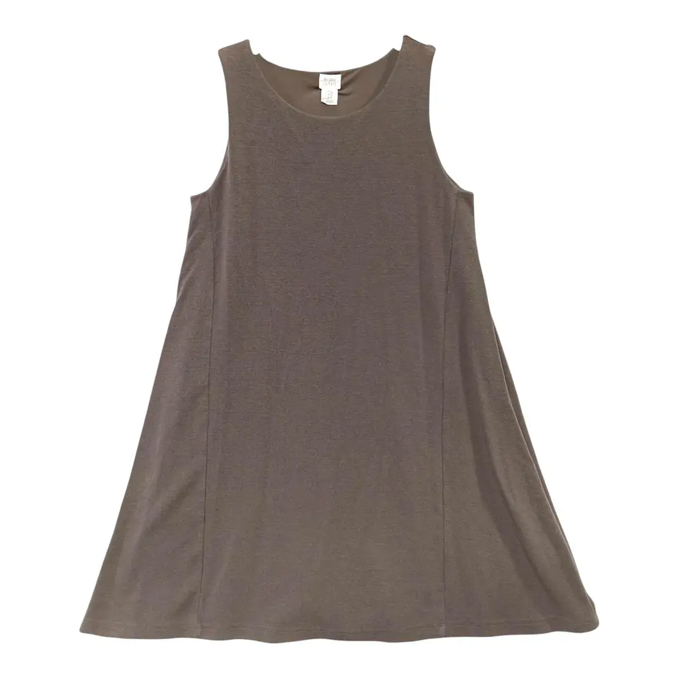 Vestido Holgado Sin Mangas Corte Evasé - Talla M 2