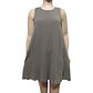 Vestido Holgado Sin Mangas Corte Evasé - Talla M - Miniatura 4