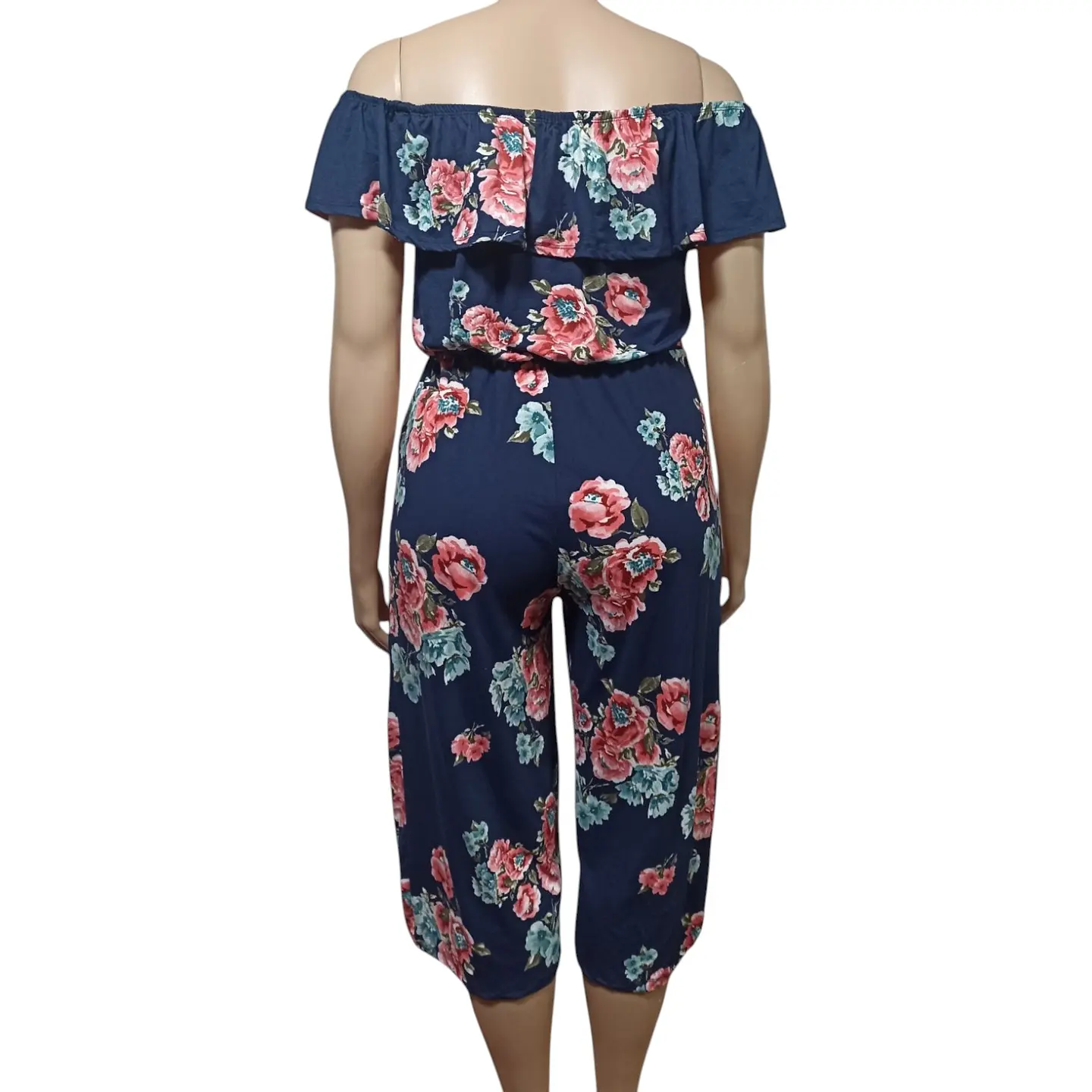 Enterito Hombros Descubiertos Y Pierna Ancha - Talla L - XL 5