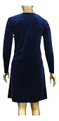 Cárdigan De Fiesta Azul De Terciopelo Talla Única S - M - Miniatura 5