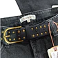 Jeans Tatienne Negro Wide Leg Con Cinturón - Talla 42  - Miniatura 7