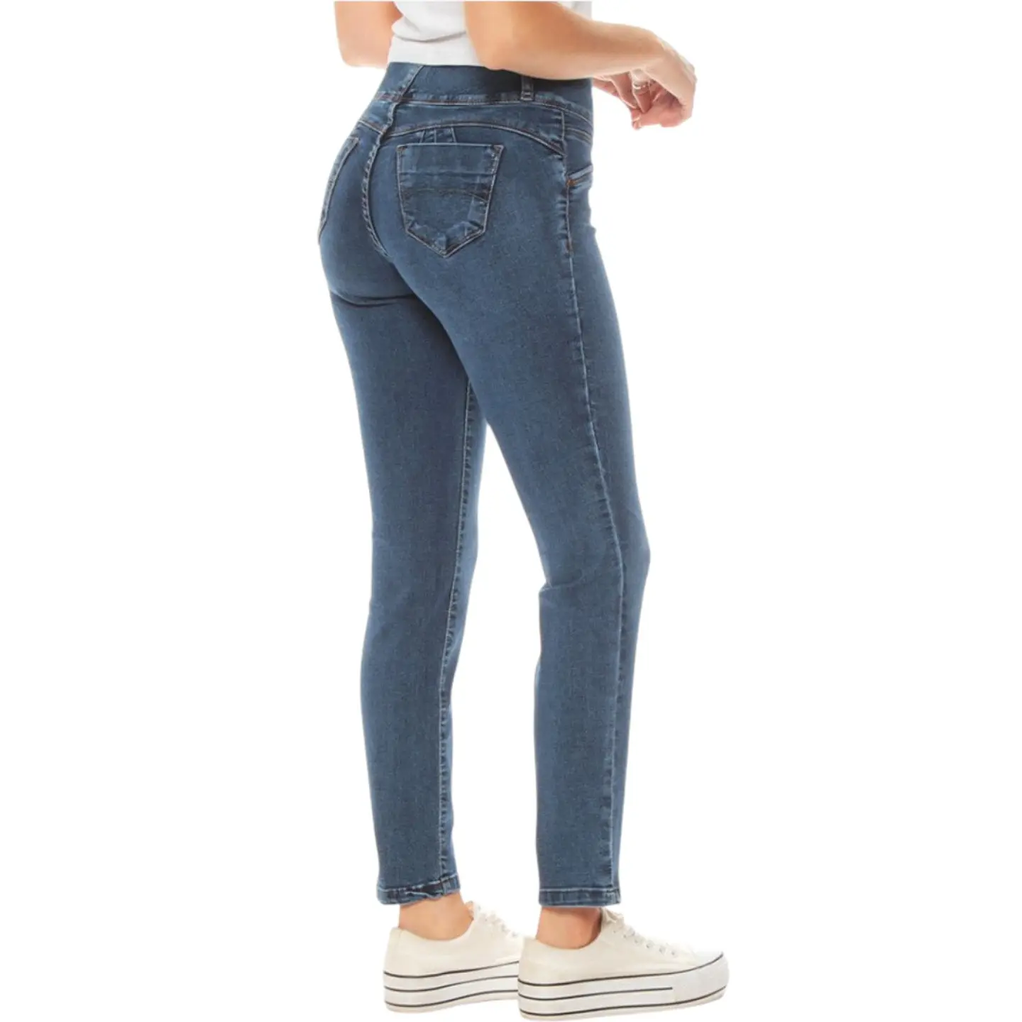 Jeans Wados Escultural Slim Tiro Alto - Talla 42  2