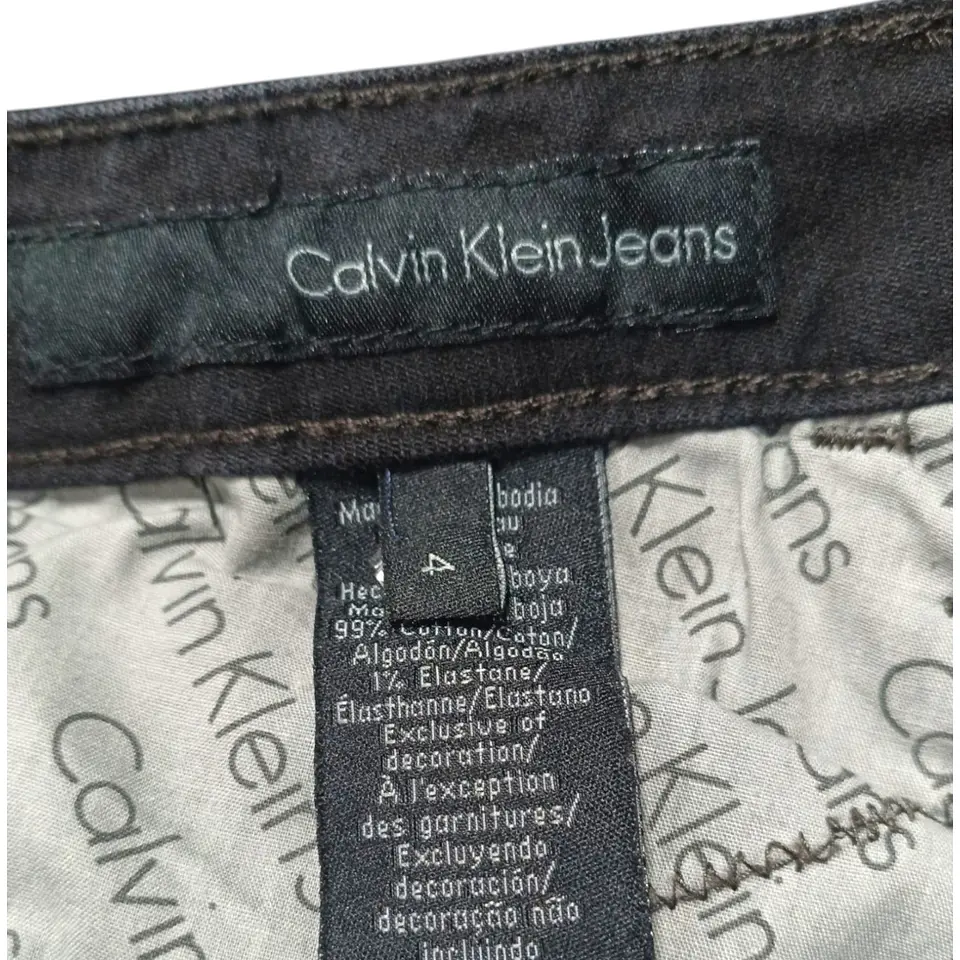 Jean Calvin Klein Shape Bootcut Negro Talla 34/36  7