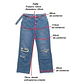Jean Forever 21 Distroyer Recto De Cintura Alta  - Talla 42  - Miniatura 6