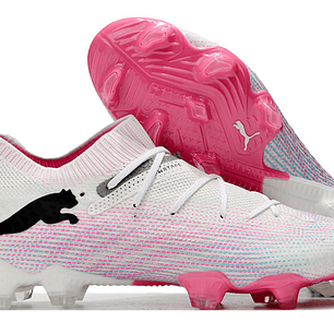 PUMA FUTURE 7 ULTIMATE FG BRANCA E ROSA