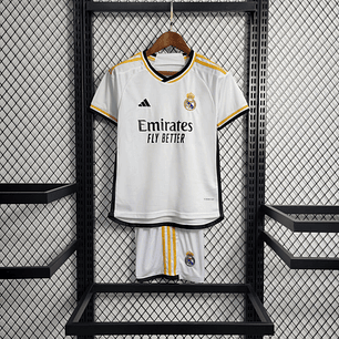 KIT CRIANÇA REAL MADRID HOME 23-24