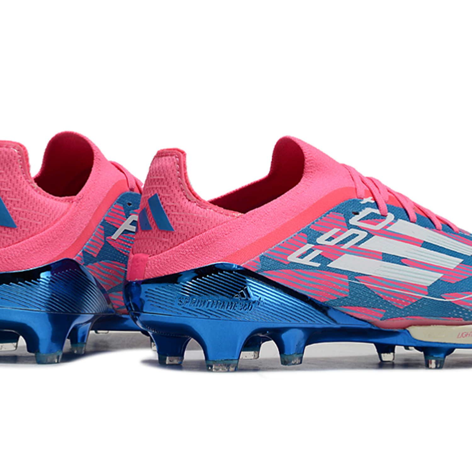 ADIDAS F50 ELITE FG LACELESS - VERMELHA E AZUL - REEMERGENCE PACK 5