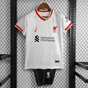 KIT CRIANÇA LIVERPOOL THIRD 23-24 BRANCA