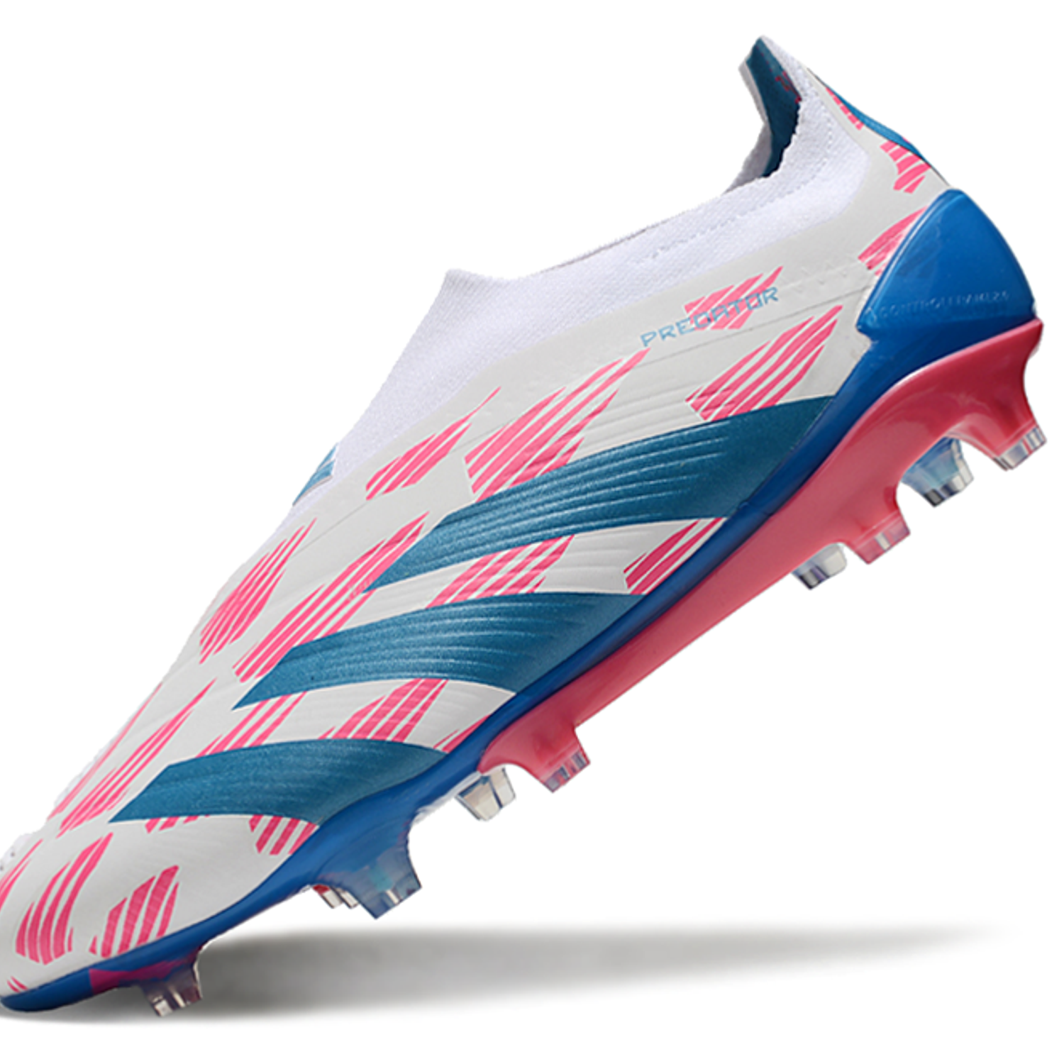 Adidas Predator Accuracy + FG Elite - Branca Azul e Rosa 4