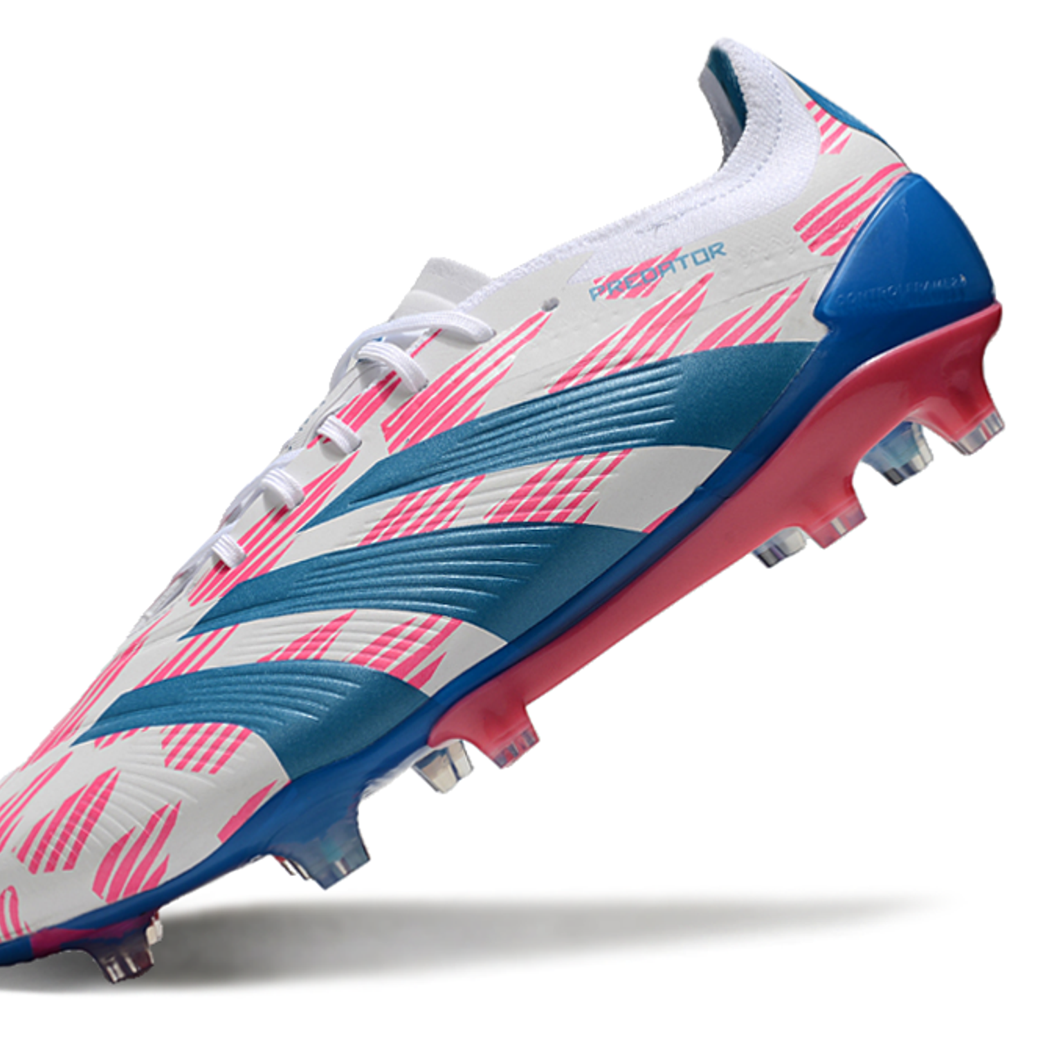 Adidas Predator Accuracy + FG Elite - Branca Azul e Rosa 3