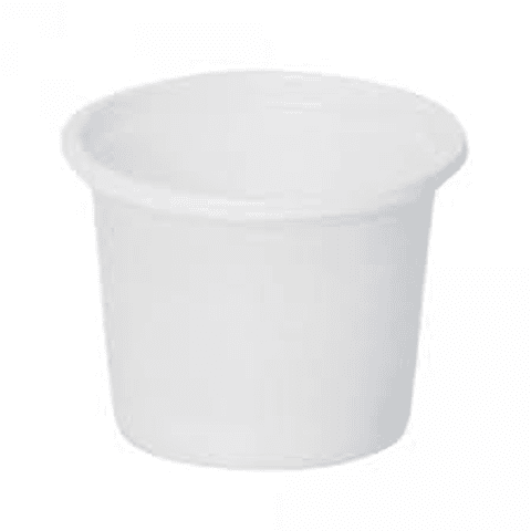 VASOS PLÁSTICOS BLANCO 120 CC 80 UNIDADES