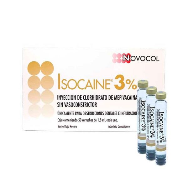 ANESTESIA ISOCAINE 3% NOVOCOL 1