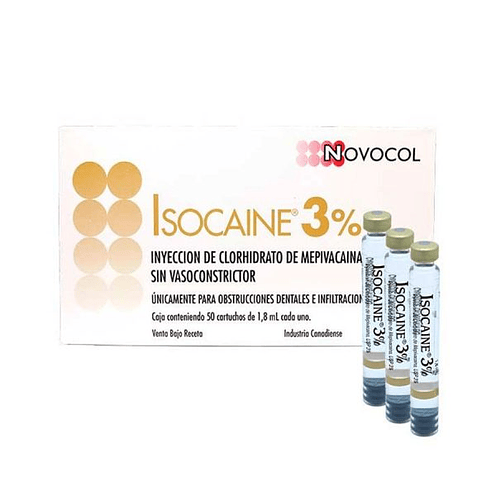 ANESTESIA ISOCAINE 3% NOVOCOL 1