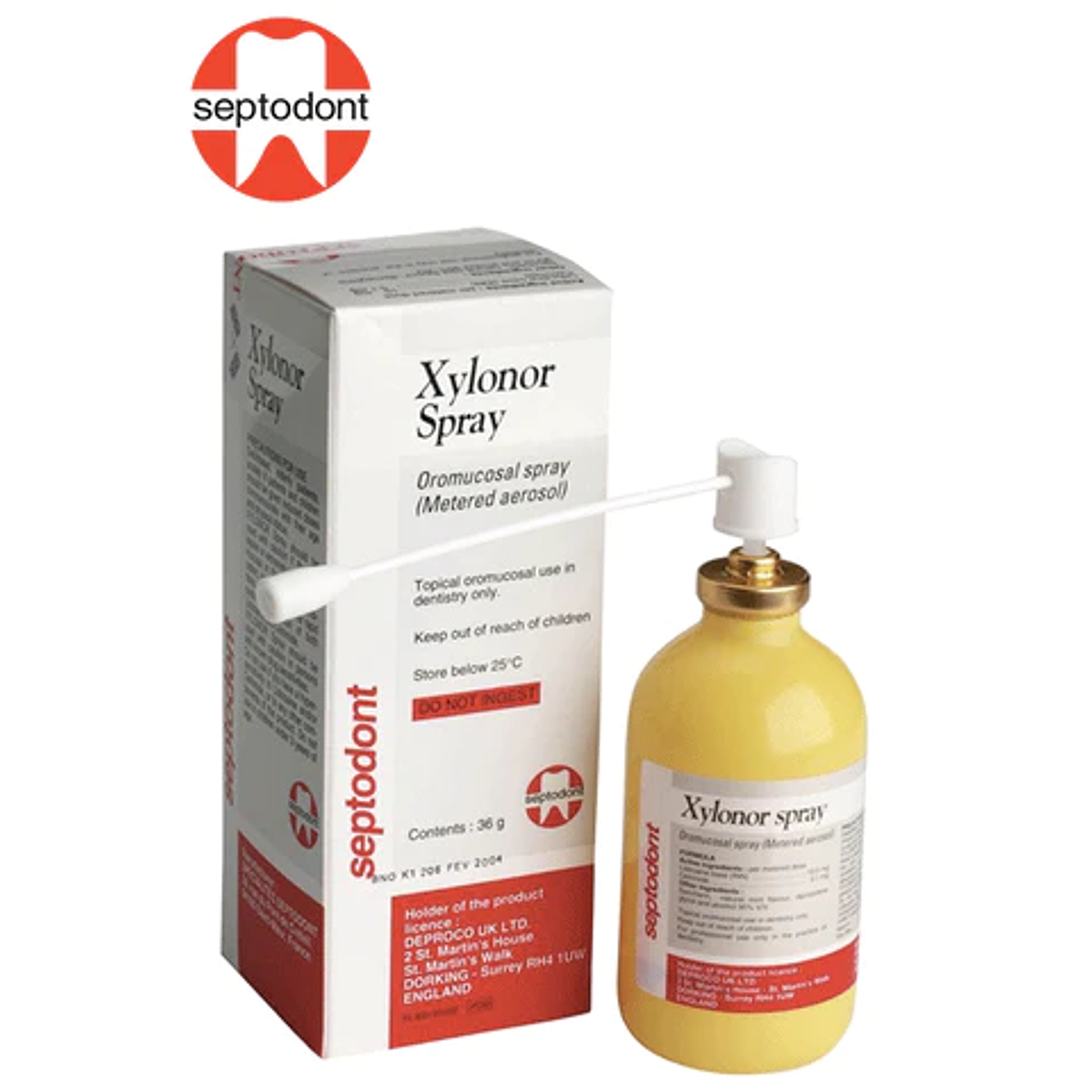 Anestesia Lidocaina Xylonor Spray 15, Septodont