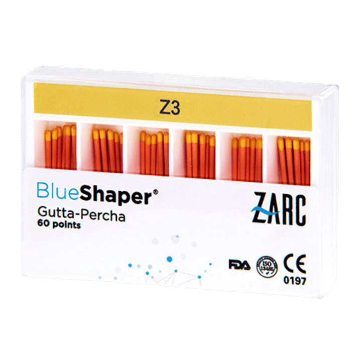 Cono de Guttapercha BlueShaper 60 unidades 1