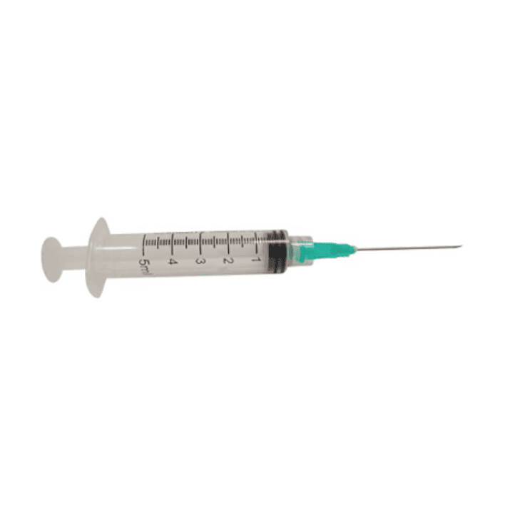 Jeringa Luer 5ml 21G 100u Muncare 2