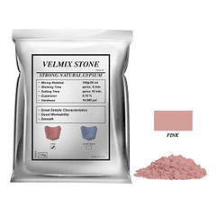 Yeso Velmix® Stone Tipo IV Color Rosado