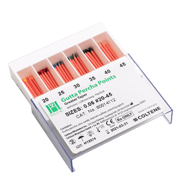 Cono Gutapercha Hygenic  6% 1