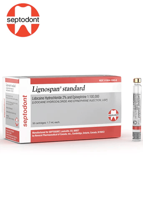 ANESTESIA LIGNOSPAN LIDOCAÍNA 2% 