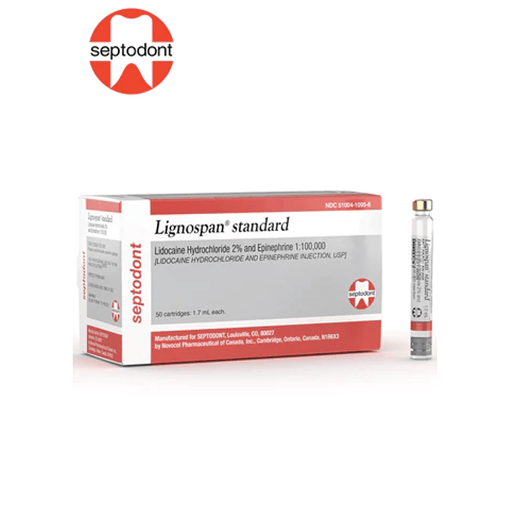 Anestesia Lignospan Lidocaína 2%  1