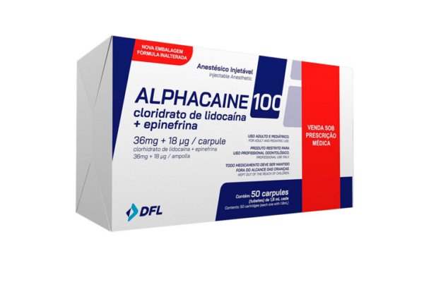 ANESTESIA ALPHACAINA 2% DFL 1