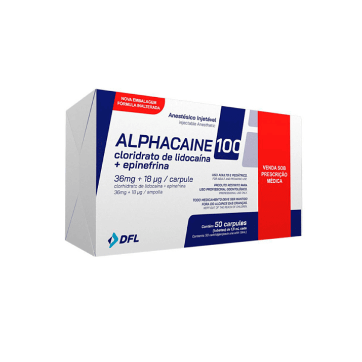 ANESTESIA ALPHACAINA 2% DFL 1