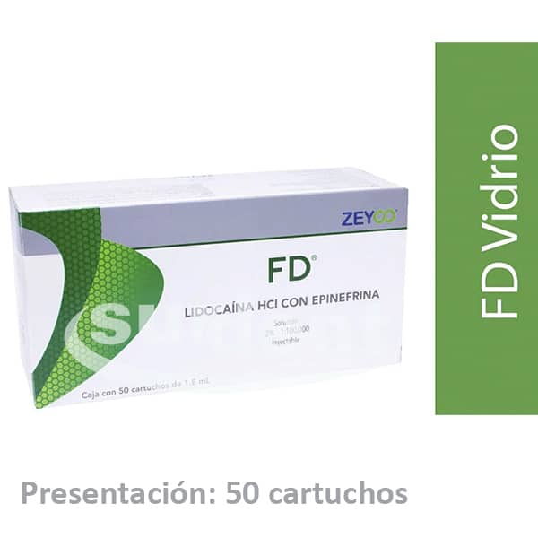 ANESTESIA FD  2% LIDOCAINA TUBO VIDRIO ZEYCO 1
