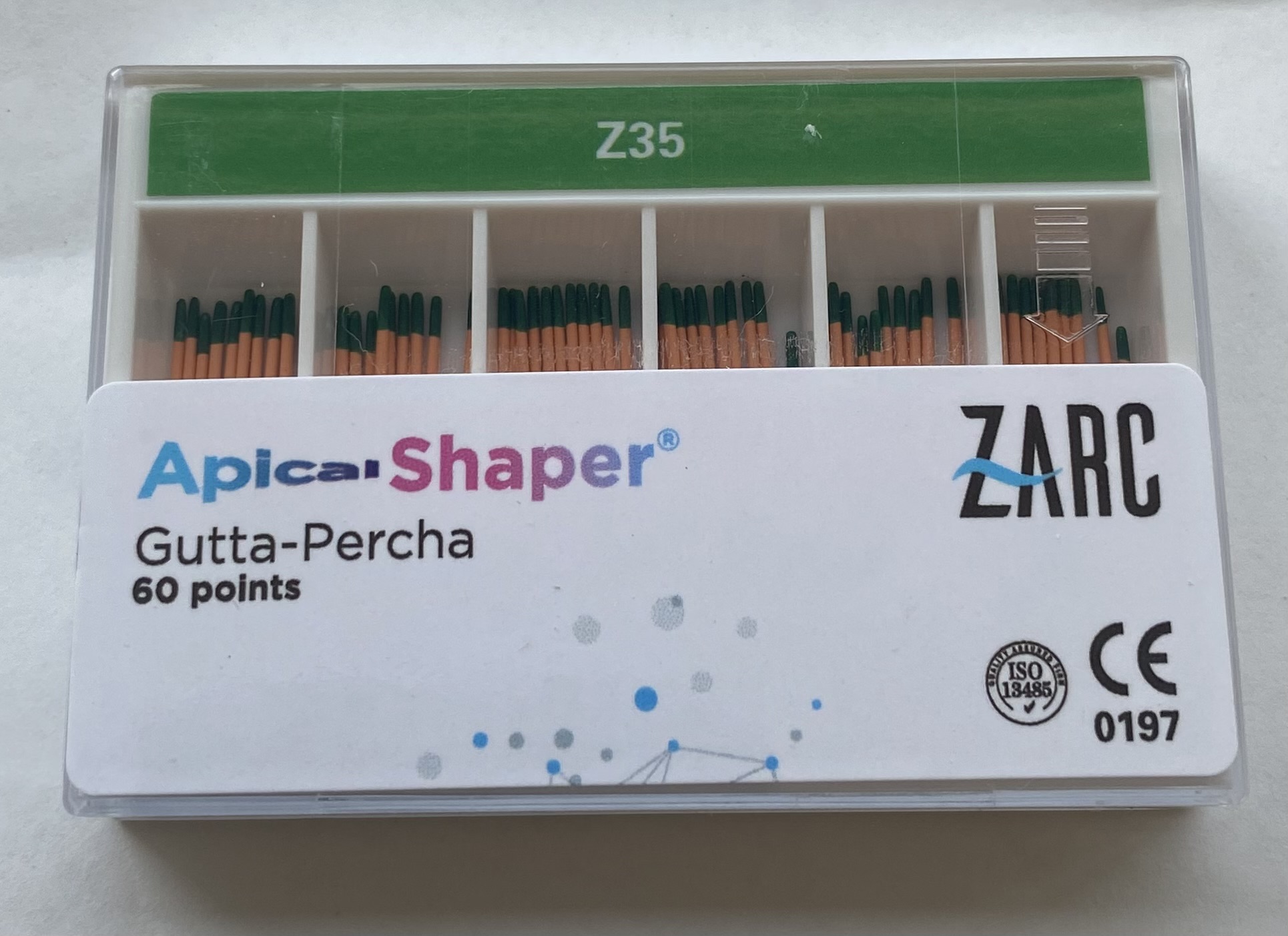 CONO GUTTAPERCHA APICAL SHAPER ZARC   3