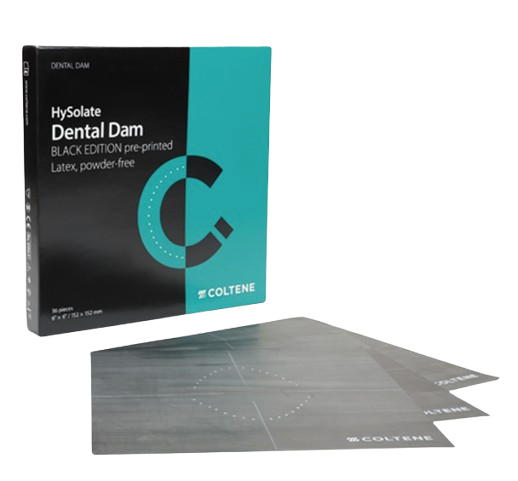 GOMA DIQUE 6X6 NEGRA HYSOLATE COLTENE  1