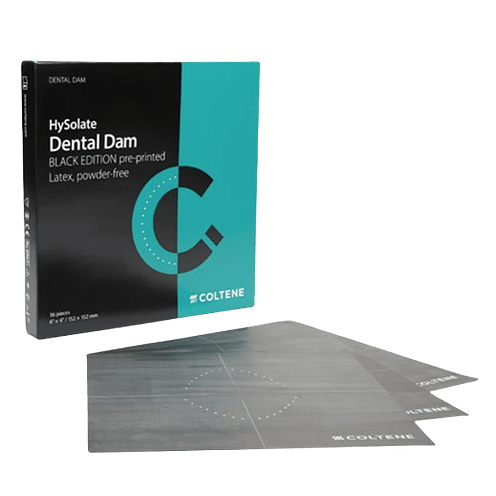 GOMA DIQUE 6X6 NEGRA HYSOLATE COLTENE  1