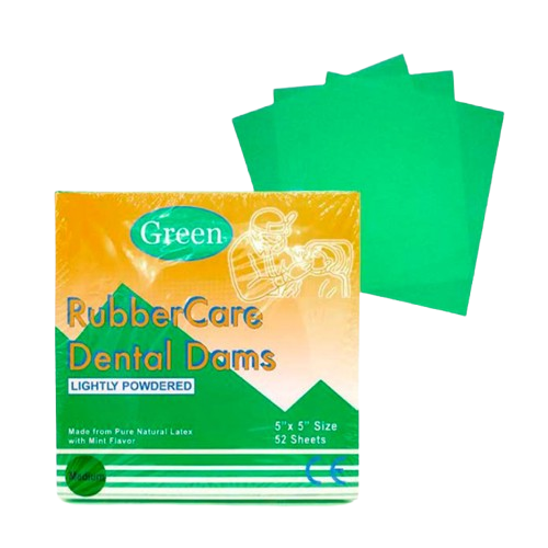 GOMA DIQUE RUBBER CARE VERDE 5X5  1