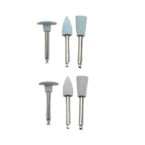 SET DE GOMAS PARA PULIR RESINA  X 6 UNIDADES  1