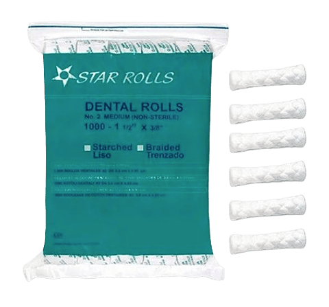 TORULAS DE ALGODÓN TRENZADAS 1000 UNIDADES