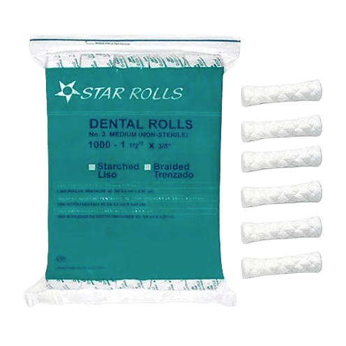 TORULAS DE ALGODÓN TRENZADAS 1000 UNIDADES 1