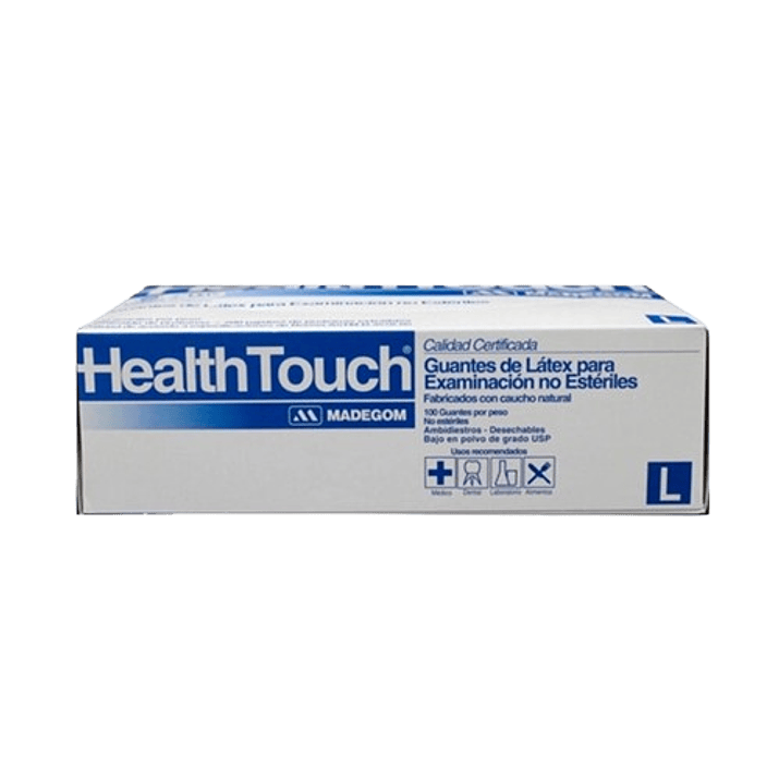 Guantes de Látex con polvo Health Touch  1