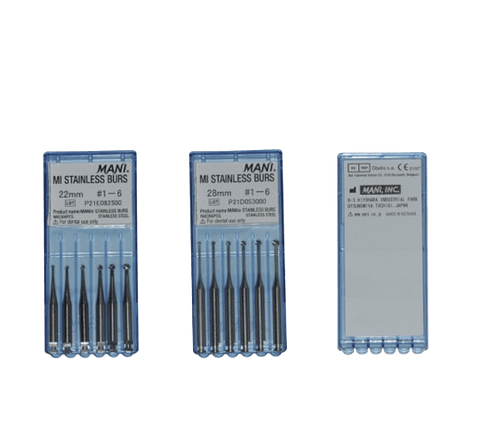 MI STAINLESS BURS MANI LN ( LONG NECK )