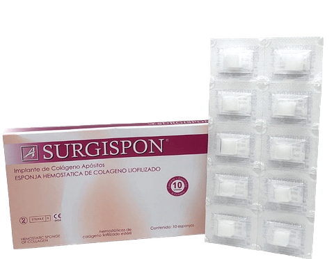 GELITAS SURGISPON CAJA 10 UNIDADES