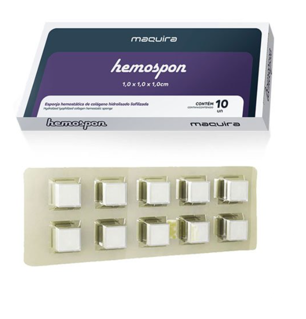 GELITAS HEMOSPON MAQUIRA 10 UNIDADES 1