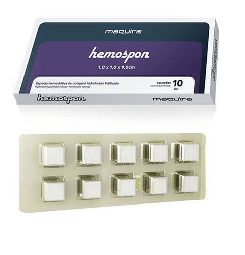 GELITAS HEMOSPON MAQUIRA 10 UNIDADES