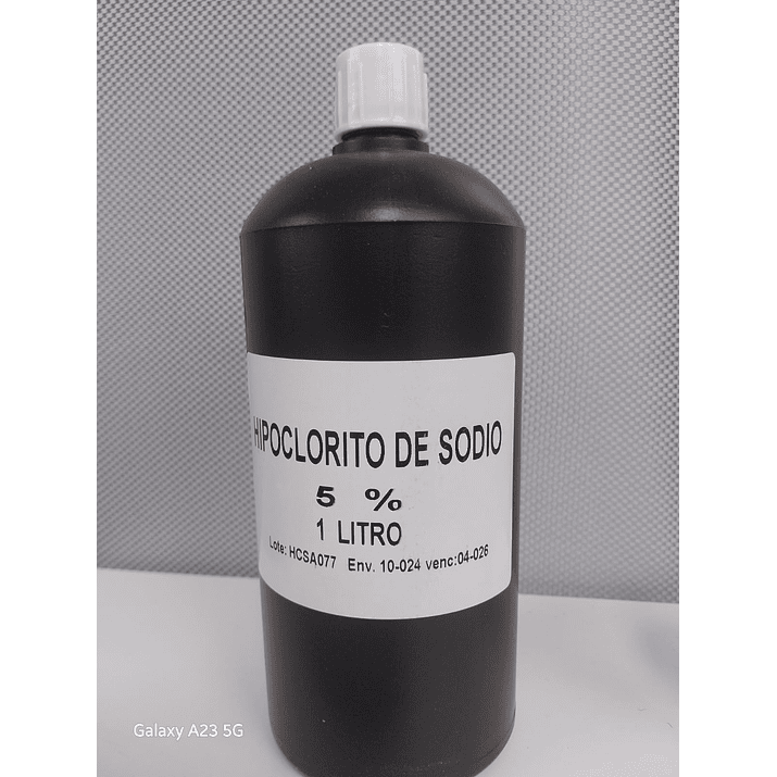 Hipoclorito de sodio 5% 1Litro 1
