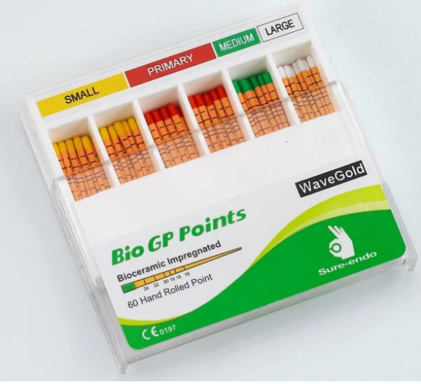 SURE-ENDO CONO GUTAPERCHA WAVE ONE GOLD 60 UNID 1