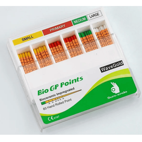 SURE-ENDO CONO GUTAPERCHA WAVE ONE GOLD 60 UNID 1