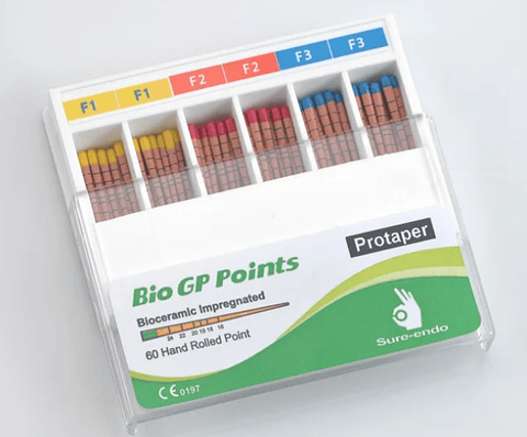 SURE-ENDO CONO GUTAPERCHA PROTAPER GOLD 60 UNID