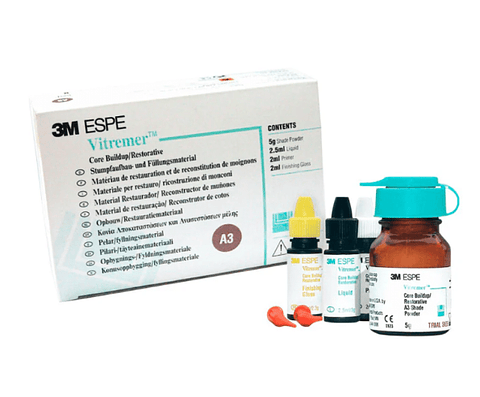 VITREMER VIDRIO IONOMERO CON RESINA 3M