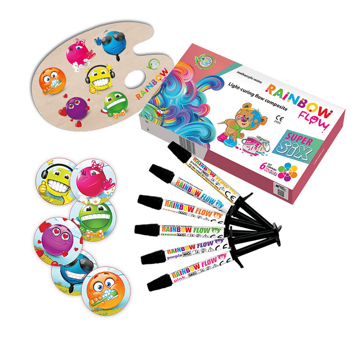 Rainbow Flow Resina Jeringas 1