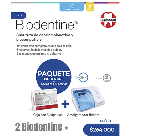 PROMO AMALGADADOR + 2 BIODENTINE