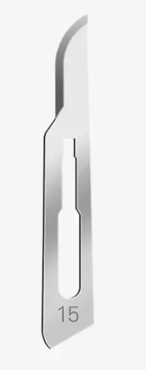 HOJA BISTURI ESTERIL N.15C MEDESY UNID  3635/15CU