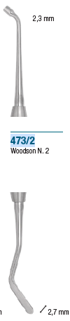 INSTRUMENTO PARA COMPOSITE WOODSON N.2 MEDESY  473/2 2