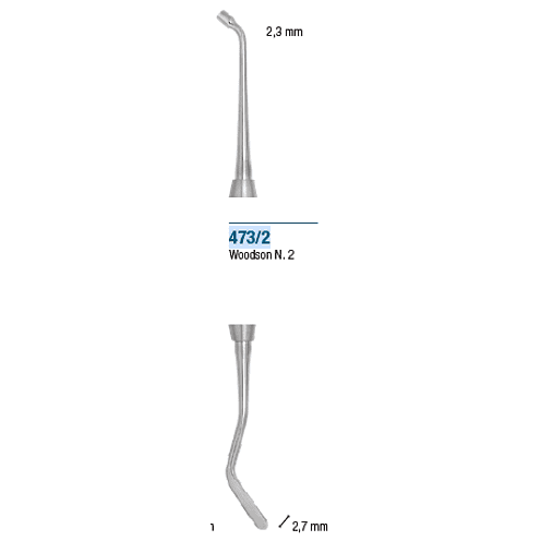 INSTRUMENTO PARA COMPOSITE WOODSON N.2 MEDESY  473/2 2